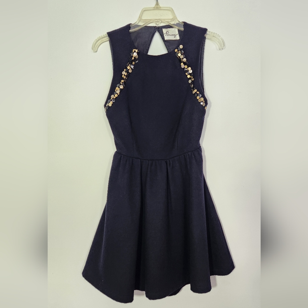 Dita Von Teese Personal Collection Pencey's Black Dress with Gold Accents